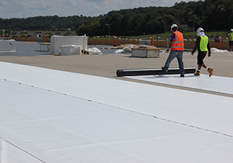 Adding Single Ply to the roof for coverings